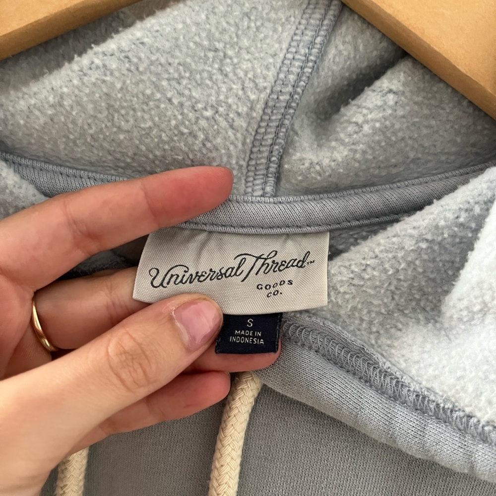 baby blue hoodie
